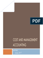 Theory Cost and Management Accounting