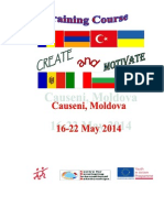Infopack Create and Motivate 2014