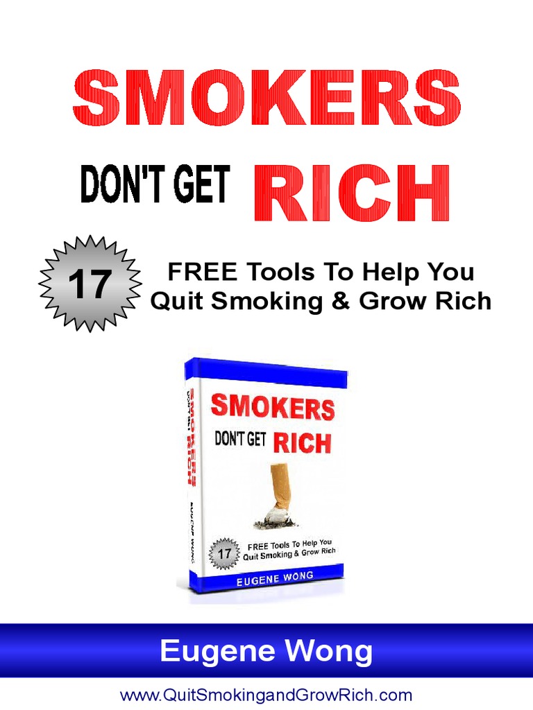 Quit Smoking and Grow Rich PDF Homeopathy Smoking