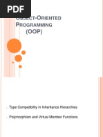 Object Oriented Programming Polymorphism