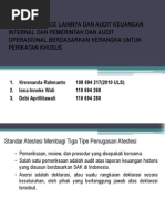 Download JASA ASSURANCE LAINNYA DAN AUDIT KEUANGAN INTERNAL by Kakanda Kresna Rahmanto SN223225070 doc pdf