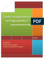 Proyecto Diseño de Algoritmos y Su Programacion 2