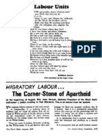 Labour Units: The Corner-Stone of Apartheid