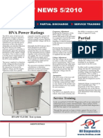 HV NEWS 5/2010: HVA Power Ratings Partial Discharge