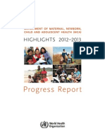MCA Progress Report 2012 13