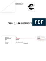 Cfmu 2012 Requirements: Eurocontrol