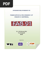 Fabrication and Processing of Grade 91 Material