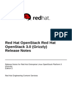 Red Hat OpenStack 3 Release Notes en US