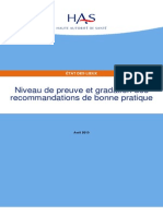 Etat Des Lieux Niveau Preuve Gradation