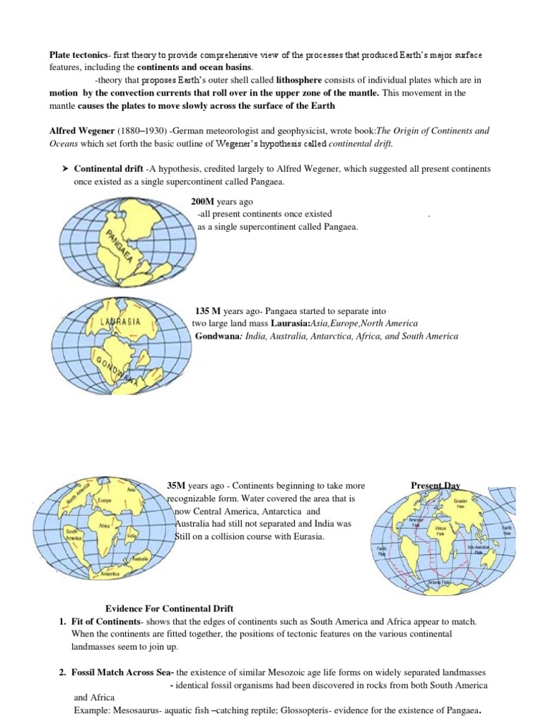 Plate Tectonics | PDF | Plate Tectonics | Continent