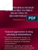 Clinic Pharmacologic Approaches To Drug Selecting in Helminthiasis