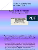 Word Recognition Skills