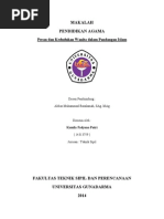 Download Makalah Agama - Peran Dan Kedudukan Wanita Dalam Islam by Kamila Fadyana SN223247392 doc pdf