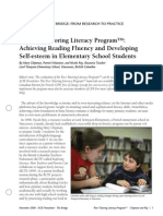 Peer Tutoring Literacy Program