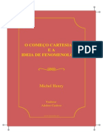 Michel Henry Comeco Cartesiano Ideia Fenomenologia