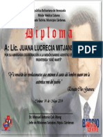 Diploma Barrio Adentro