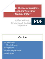 The Climate Change Negotiations