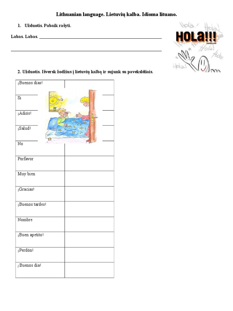 Lithuanian Language | PDF