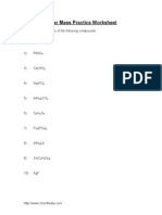 Chemical Formulas and Names Worksheet | PDF | Oxide | Sodium