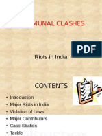Communal Clashes: Riots in India