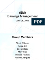 Earnings Management