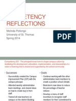 Competency Reflections
