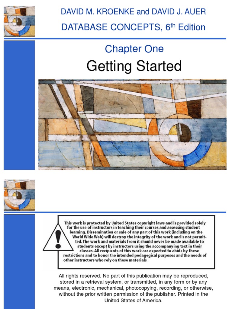 Chapter 1 Lecture Notes | PDF | Microsoft Access | Sql