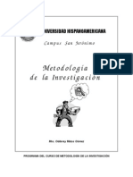 Curso Metodologia Investigacion