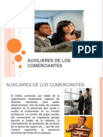 Auxiliares y agentes comerciales: factores, dependientes, distribuidores, representantes, comisionistas y corredores