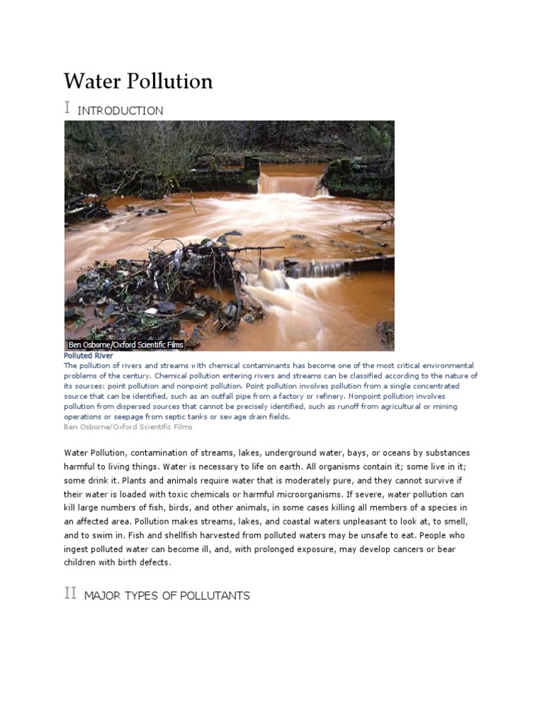 Water Pollution 2 (Enclosure) | PDF | Water Pollution | Oil Spill