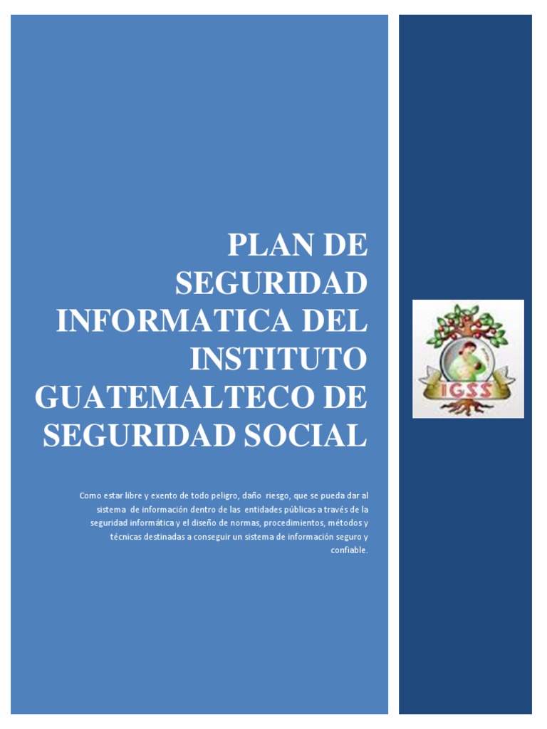 Plan de Seguridad Informática IGSS | PDF | La seguridad informática ...