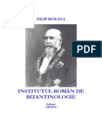 205510938 Institutul Roman de Bizantinologie