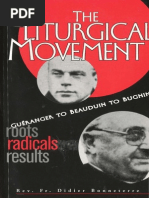 The Liturgical Movement by Rev. Fr. Didier Bonneterre (2002)