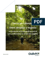 1. Tierras en Colombia Entre El Despojo