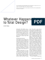 Wigley, Mark - Whatever Happened To Total Design