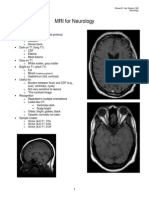 Week 3 Handout MRI for Neurology