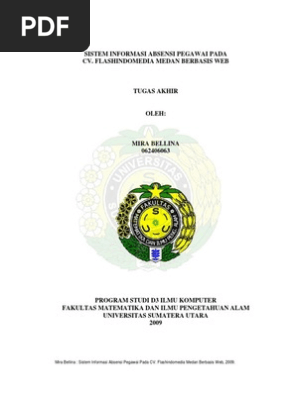 Absensi Pegawai Berbasis Web