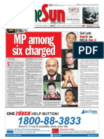 TheSun 2009-11-04 Page01 MP Among Six Charged