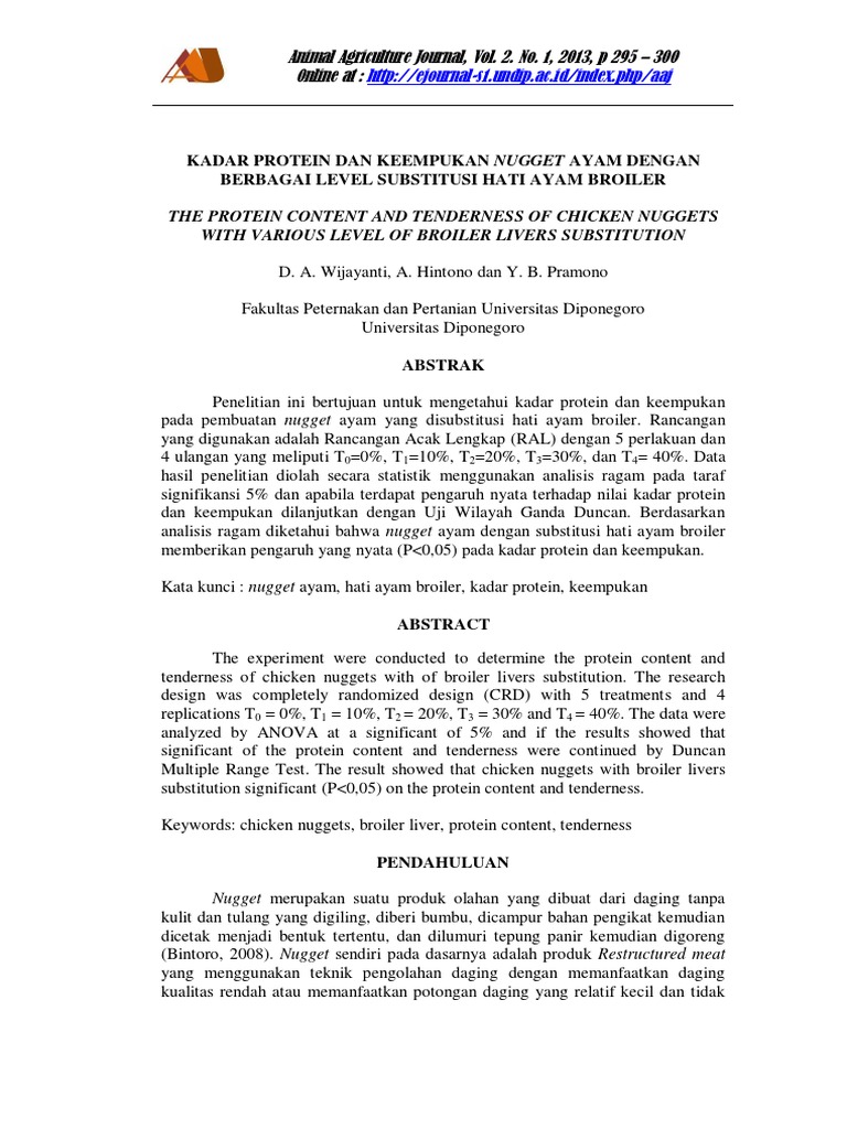 Jurnal Protein | PDF