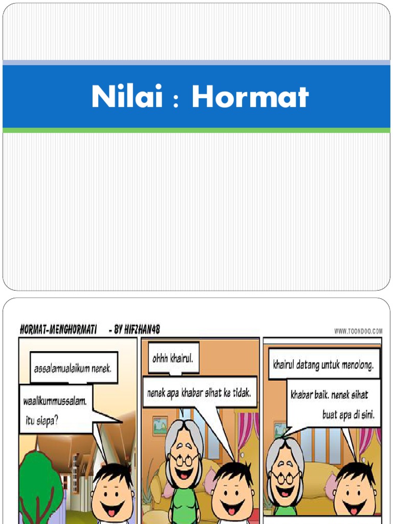 Nilai Hormat Pdf