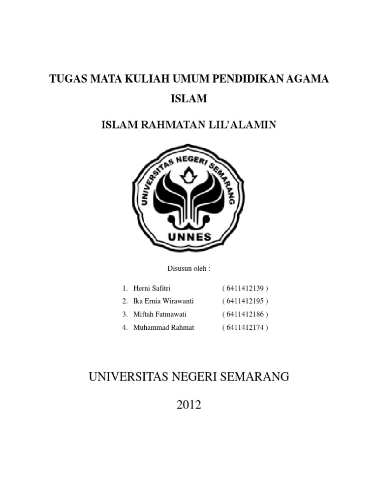 Makalah Islam Rahmatan Lil Alamin