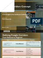 Freight Corridors Concept: ITTS Freight in The Southeast Conference