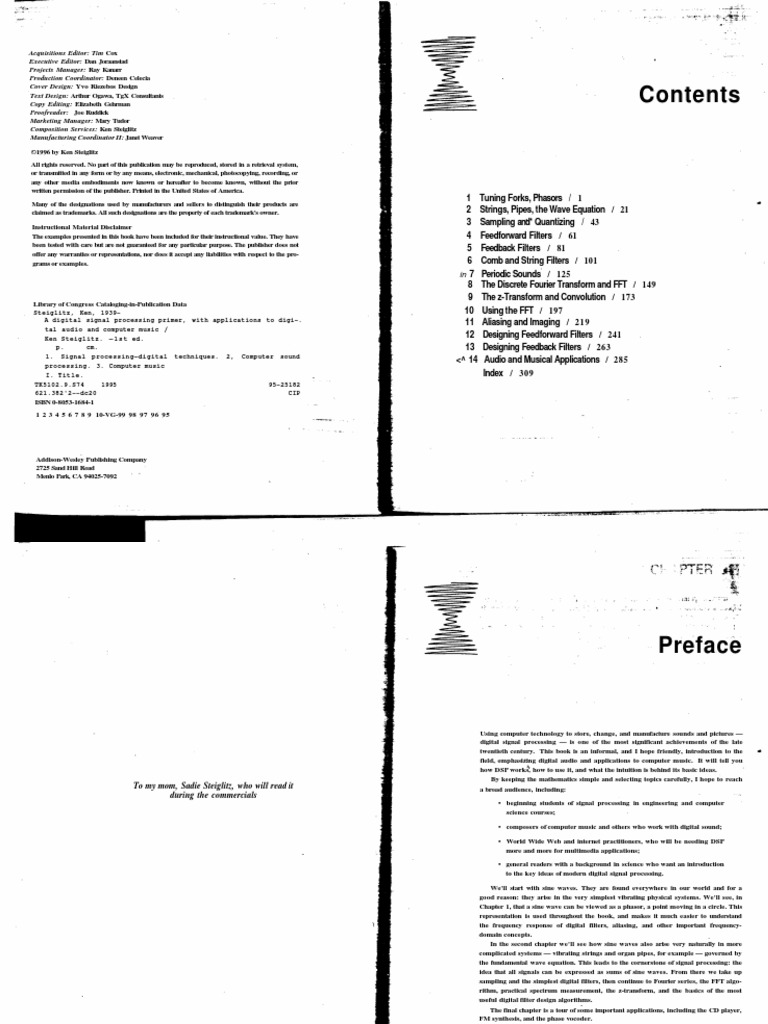 A Digital Signal Processing Primer With Applications to Digital Audio and  Computer Music.9780805316841.34167 | Trigonometric Functions | Complex  Number