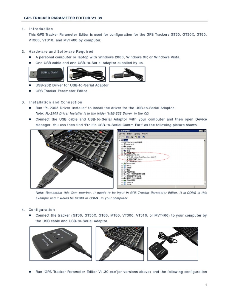 GPS Tracker Parameter Editor V1.39 PDF General Packet Radio Service