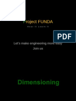 Dimensioning Engineering graphics