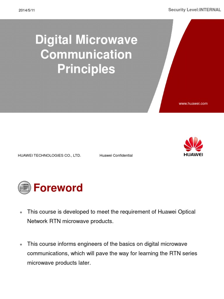Digital Microwave Communication Principles-A | PDF | Radio Propagation ...