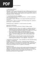 Monetary Economics Notes LSE 3rd Year