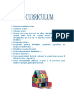 Curriculum Clasa Pregatitoare VP