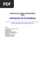 Apostila Português - Petrobras