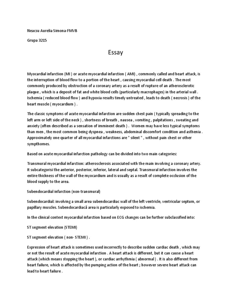Pathophysiology of myocardial infarction image